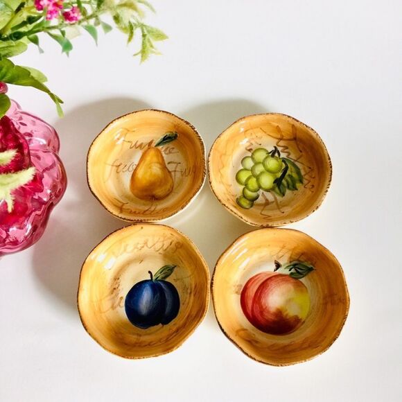 EL CAMINO Linens & Things hand painted dishes - Picture 1 of 7